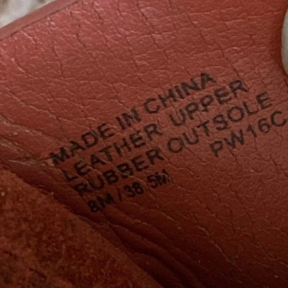 MICHAEL Michael Kors Westley Open Toe leather mule chunky heel platform Size 8 - Picture 7 of 10